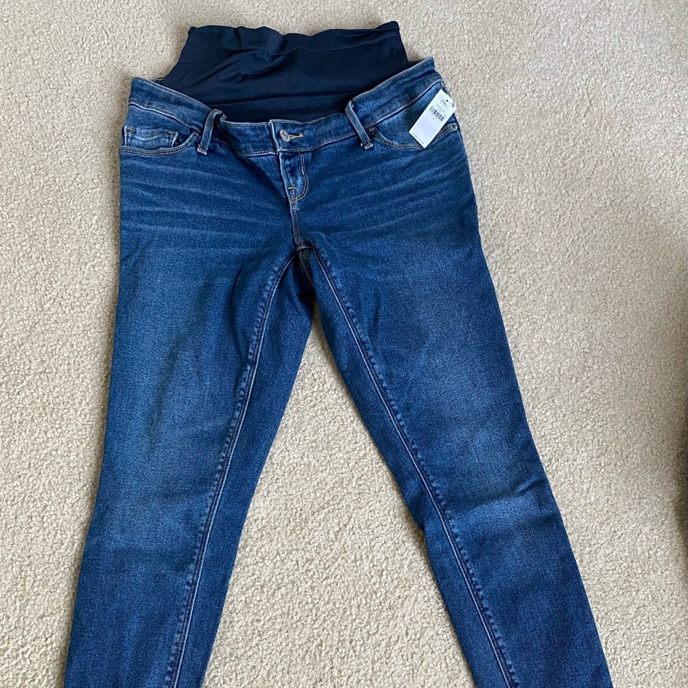 Old navy maternity jeans!